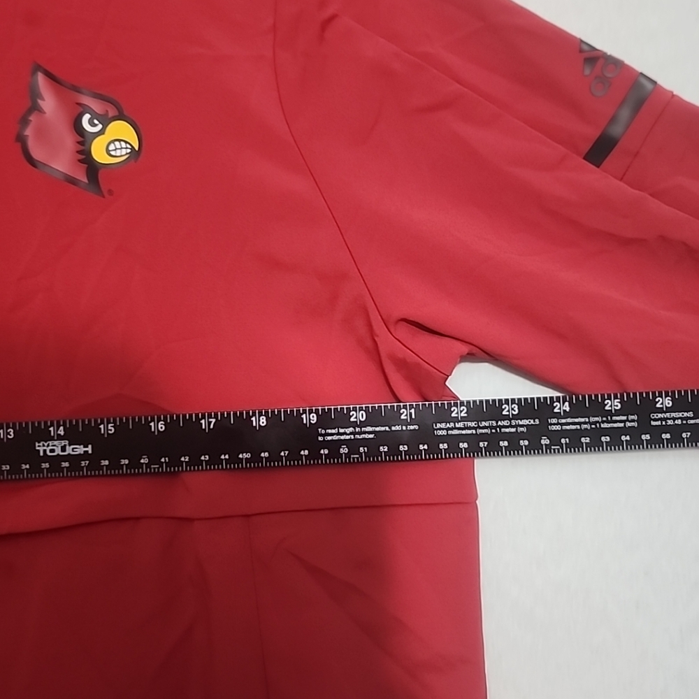 Adidas Men Medium Jacket Cardinal Logo - image 7